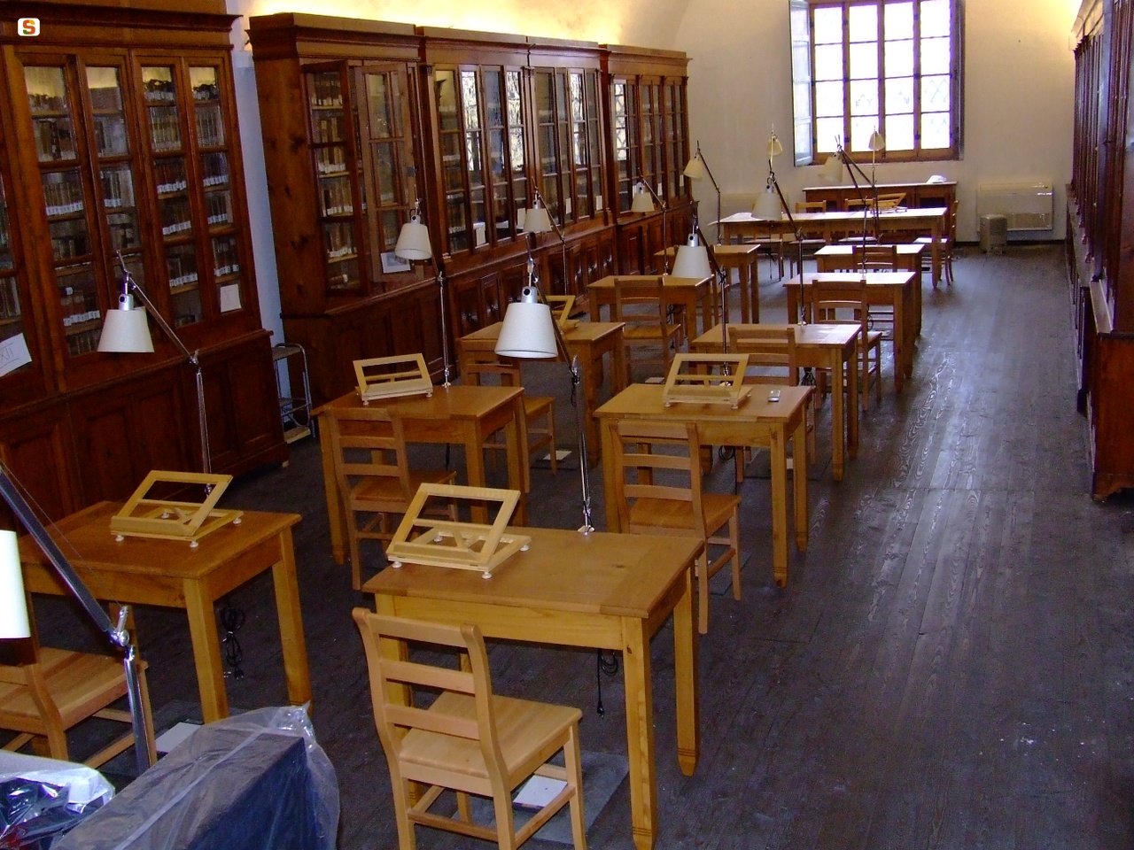 Sassari, Biblioteca Diocesana: sala lettura 