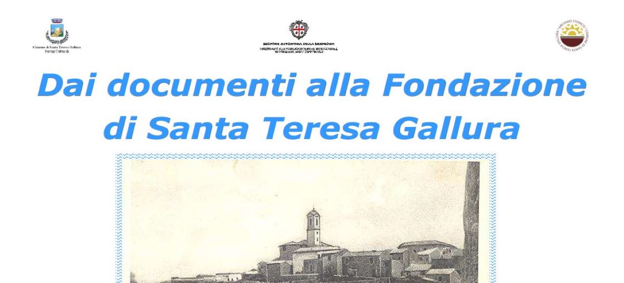 "Dai documenti alla Fondazione di Santa Teresa Gallura"